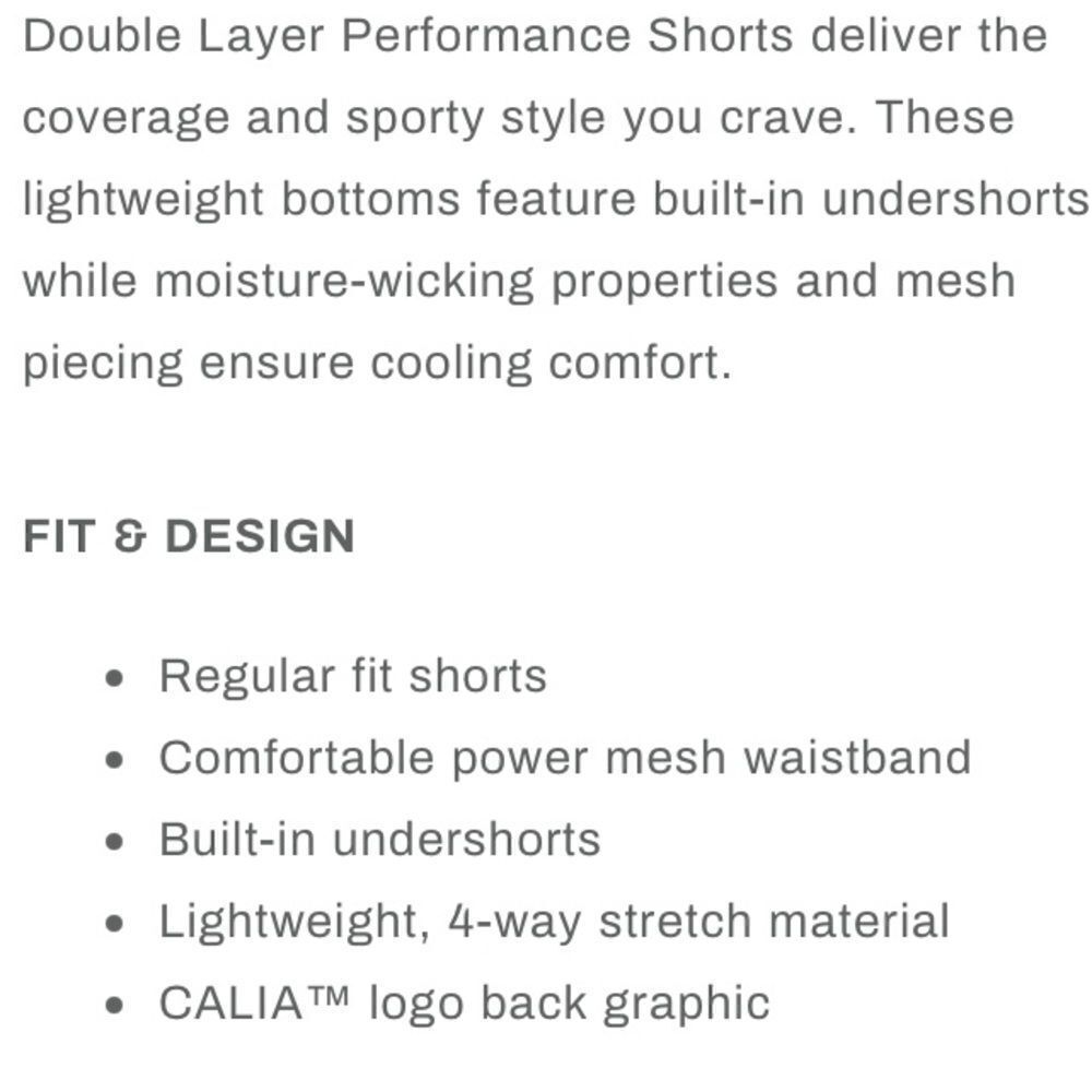 Calia Double Shorts    - Picture 6 of 8